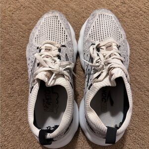 Brooks Gray and White Sneakers